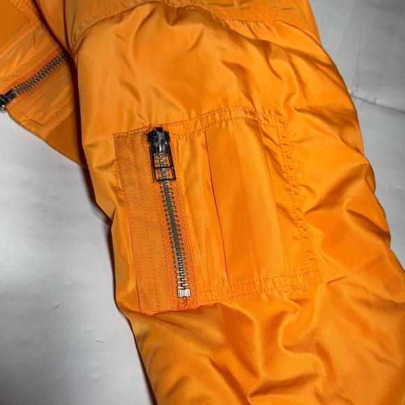 H&M Kids Orange Bomber Jacket – Size 10-11Y (EUR 146 / US 12) - Picture 6 of 9